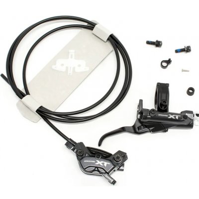 Shimano XT M8220 čtyřpístková p+z komplet a adapteru (J-kit), v krabičce – Hledejceny.cz