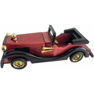 Dřevěný Oldtimer s láhví 200 ml - červený – Hledejceny.cz