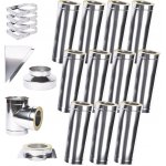 Solid izolovaný komín Slim Plus 1,0 180mm 11m – Zboží Dáma