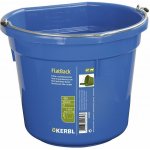Kerbl Vědro na krmivo a vodu s uchem FlatBack 20 l modrá – Hledejceny.cz