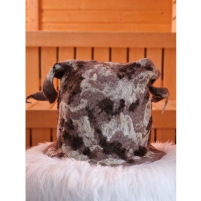 Saunový mág Čepice hnědá – Zboží Dáma