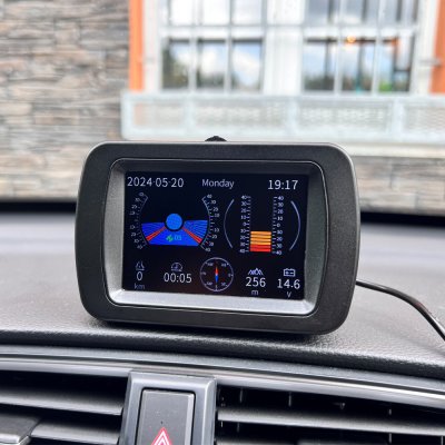 STU SE143 Palubní DISPLEJ 3,5" LCD, GPS měřič rychlosti s vestavěným víceosým gyroskopem | Zboží Auto