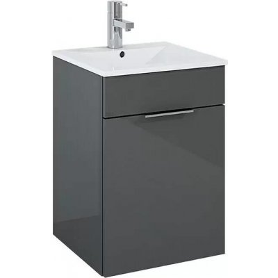 Qubo Plus Koupelnový set antracit, 59,5 × 41,5 × 40,5 cm, dřevotříska 166484EC