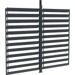 Boční lamelová zástěna 2,5 m k pergole LANITPLAST BIOCLIMATIC BASIC LG4291 – Hledejceny.cz