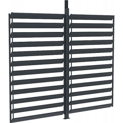 Boční lamelová zástěna 2,5 m k pergole LANITPLAST BIOCLIMATIC BASIC LG4291 – Hledejceny.cz