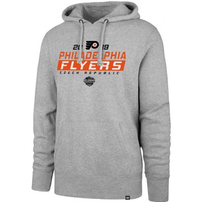 Mikina s kapucí 47 Brand Headline Hood NHL Philadelphia Flyers šedá GS19