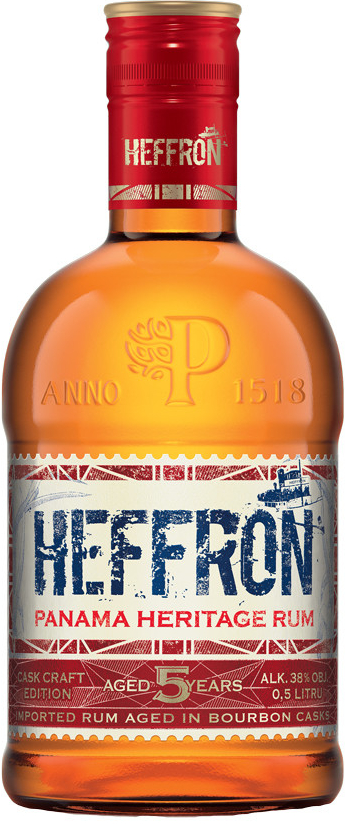 Heffron Panama Heritage Rum 5y 38% 0,7 l (holá láhev)