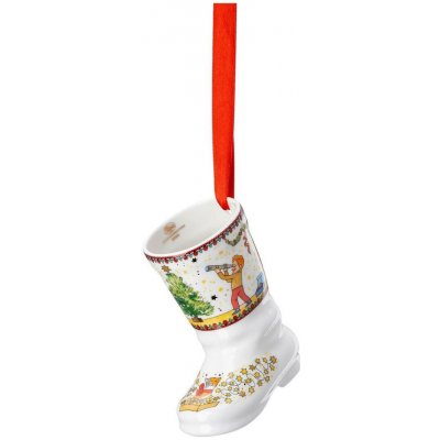 Vánoční porcelánová ozdoba na stromeček bota Christmas Lights 7,5 cm Rosenthal – Hledejceny.cz