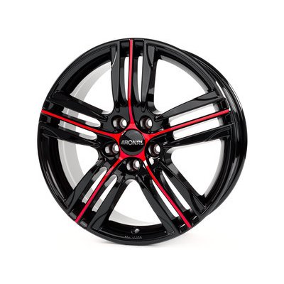 Ronal R57 7,5x17 5x120 ET42 black red line – Hledejceny.cz