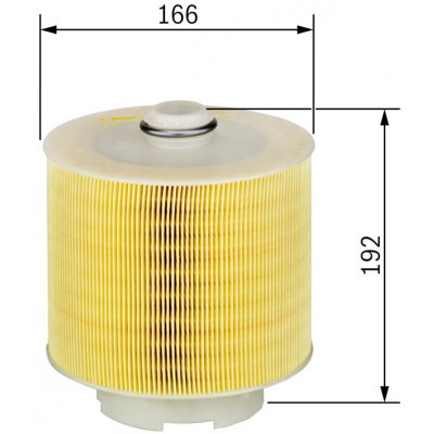 Vzduchový filtr BOSCH F 026 400 028 (F026400028) – Hledejceny.cz
