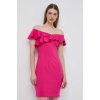 Dámské šaty Guess Šaty SYLVIE růžová mini W4GK0F K3PP0 W4GK0F.K3PP0