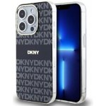 DKNY PC/TPU Repeat Pattern Tonal Stripe Magsafe pro iPhone 15 Pro Black – Zboží Mobilmania