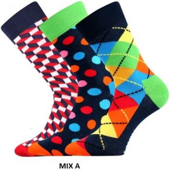 Lonka ponožky Woodoo mix A 3 páry