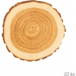 Orion Podtácek papír WOODEN 10cm 10 ks – Sleviste.cz