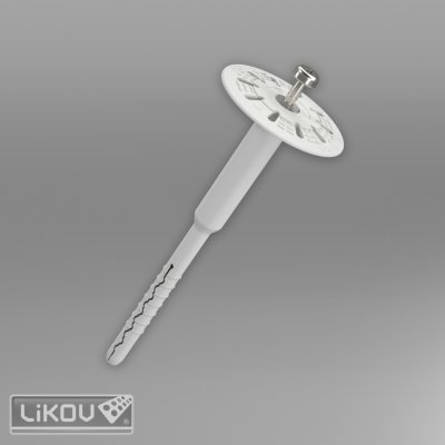 KLIMAS Wkret-met ThermoDrive-V2 Talířová hmoždinka s kovovým šroubem Ø8 mm 215 mm - 100 ks – Sleviste.cz