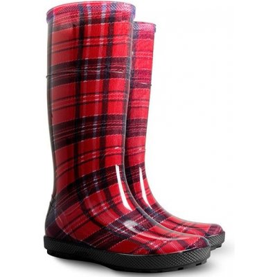 Demar holínky Hawai Lady Print dámské červená – Zboží Dáma