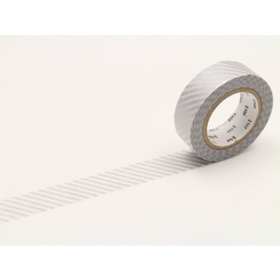 MT masking tape geometrická stripe silver 2 – Hledejceny.cz