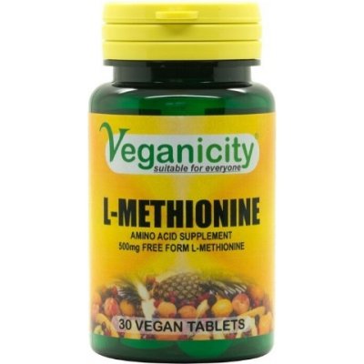 Veganicity L-Metionin 500 mg 30 tablet
