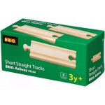 Brio Krátké koleje rovné 108 mm 4 ks 33334 – Zboží Dáma