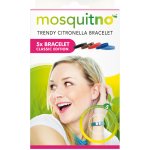 MosquitNo Classic Repelentní náramek se sponou uvolňující Citronelovou vůni 5 ks – Zboží Mobilmania