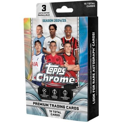 Topps 2024-25 Chrome UEFA Club Competitions Hanger Box – Zboží Dáma