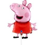 GRABO fóliový balónek MINI Prasátko Pepina mini 14 35cm nafukovací – Sleviste.cz