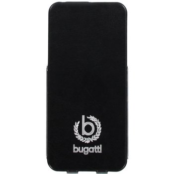 Pouzdro Bugatti Geneva Flip iPhone 5/5S/SE černé