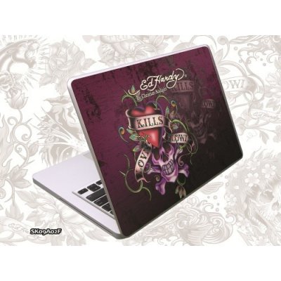 ED HARDY Tatoo Notebook Skin - pro Macbook Pro 15" Allover 2 - Love Kills Slowly