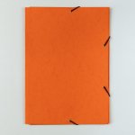 Mapa A4 Prešpán 253+gumička (20 ks) - oranžová – Zboží Živě