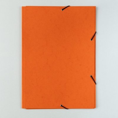 Mapa A4 Prešpán 253+gumička (20 ks) - oranžová – Zboží Živě