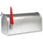 Burgwächter U.S. Mailbox s otočným praporkem, hliník - 892-ALU