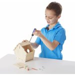 Eichhorn dřevěná ptačí budka Outdoor Birdhouse Poskládej a vymaluj se štětcem a barvami – Hledejceny.cz