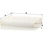 CU24006 MANN-FILTER Filtr, vzduch v interiéru – Hledejceny.cz