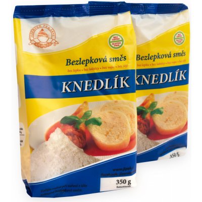 Jizerské pekárny Bezlepkový knedlík směs 350 g – Zboží Dáma