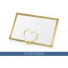 Svatební jmenovka Paris Dekorace Jmenovky na stůl - Zlatý rámeček 10 ks