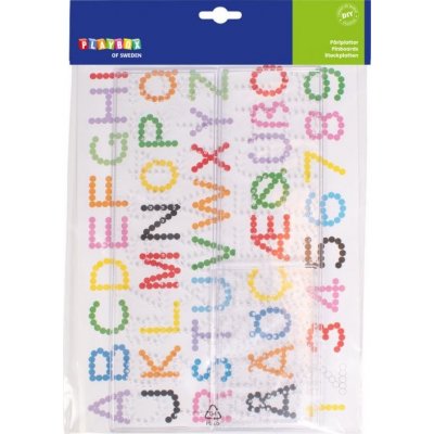 Desky pro zažehl. korálky Abeceda a čísla – Sleviste.cz