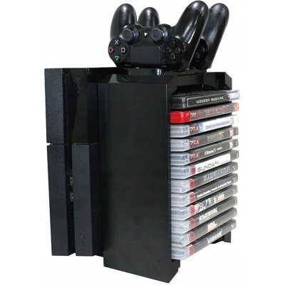 Froggiex FX-P4-C1-B PS4 Charge and Store Tower – Zboží Živě