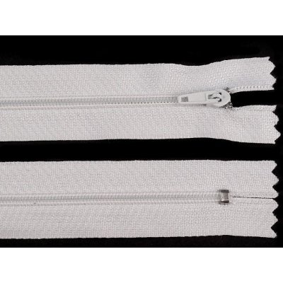 Spirálový zip No 3 délka 35 cm pinlock, malé, 101 bílá – Hledejceny.cz