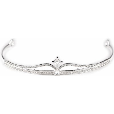 Štrasová čelenka / korunka do vlasů Varianta: 2 crystal korunka, Balení: 1 ks – Zboží Dáma
