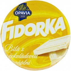 Opavia Fidorka Bílá s čokoládovou náplní 30 g