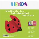 HEYDA Papíry na origami 15 x 15 cm 100 ks – Zboží Mobilmania