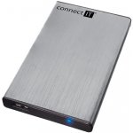 CONNECT IT externí box LITE pro HDD 2,5" SATA, USB 3.0 stříbrný, CI-1045 – Zboží Mobilmania