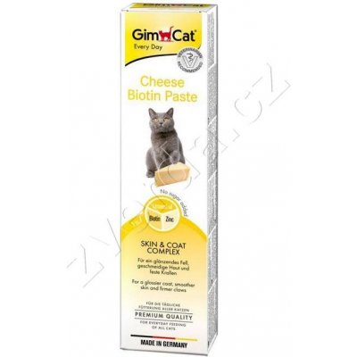 GimCat Pasta sýrová s Biotinem 100 g – Hledejceny.cz