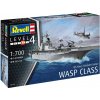 Sběratelský model Revell Assault Carrier USS WASP CLASS Plastic ModelKit loď 05178 1:700