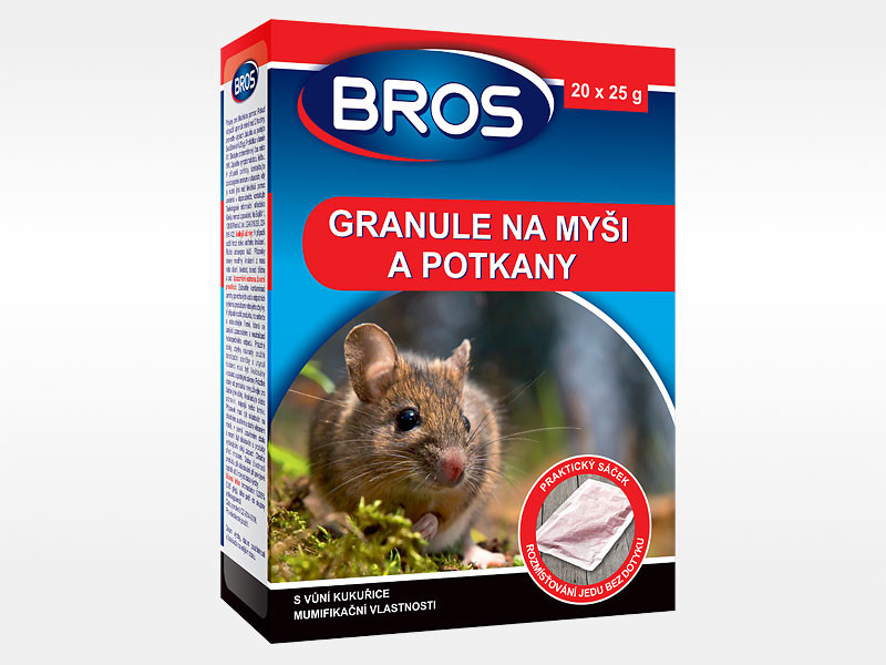 BROS granule na myši 500g od 93 Kč - Heureka.cz
