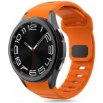 Tech-Protect Silicone Line na Samsung Galaxy Watch 4 / 5 / 5 Pro / 6 / 7 / FE, oranžový TEC313594 – Zboží Živě