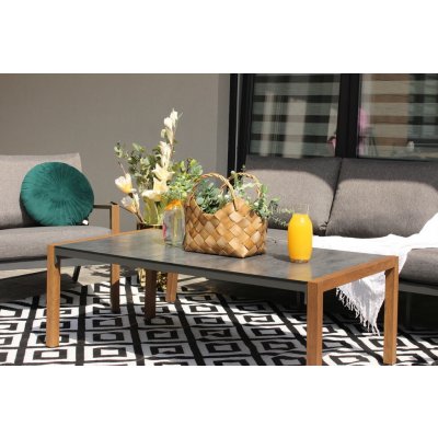 Pro-Tech shop Sada hliníkového nábytku Astana šedá + šedé polštáře 62020 ALM1135 – Zboží Dáma