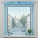 Záclona, AGA Provázková, modrá, 90 x 180 cm – Hledejceny.cz
