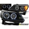 Přední světlomet Přední světla angel eyes s LED BMW E60/E61 03-07 LED blinkr černá