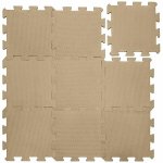 Zopa Pěnová podložka Puzzle 30x30 cm 9ks Hazel Brown – Zboží Dáma